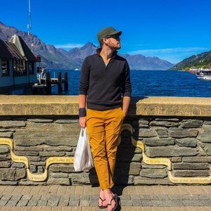 Men’s Bluffworks Classic Chino Regular Fit pants - Harvest Gold